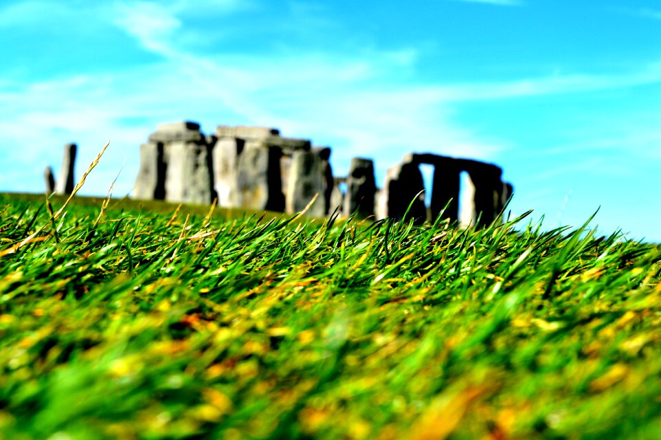 The stones view grass