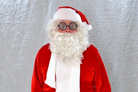 Nicholas santa claus glasses photo