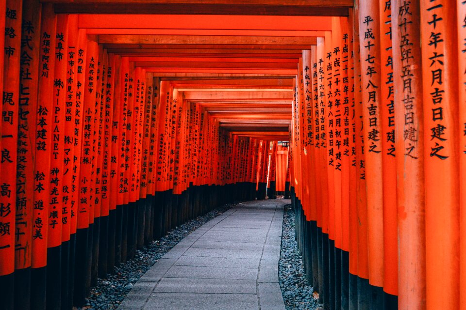 Path shinto temple