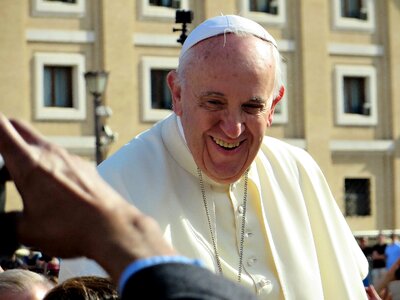 St peter's square pope francis photo