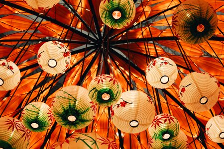 Design paper lanterns perspective