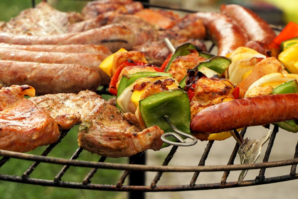 Grilled summer grilled meats