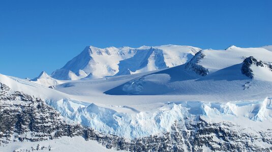 Ice landscape south pole