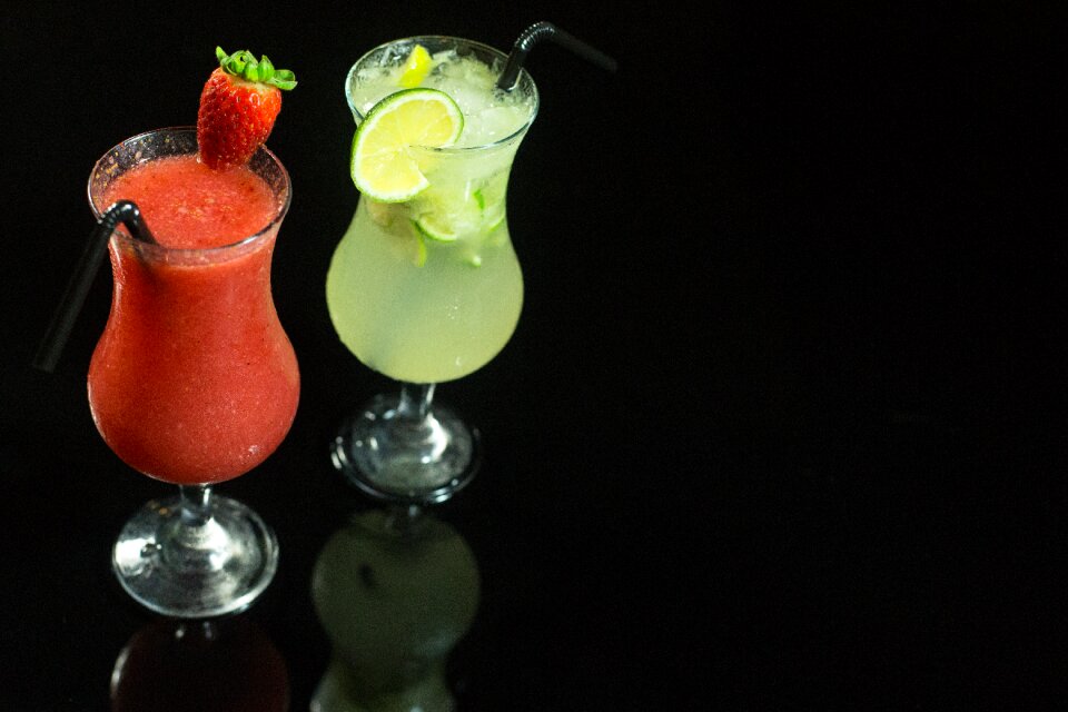 Lemon strawberry strawberry drink
