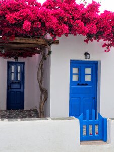 Cyclades island red photo