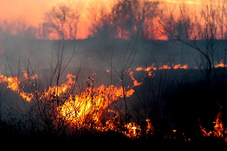 Red disaster apocalyptic photo