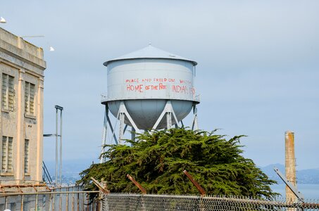 California water tower prison photo