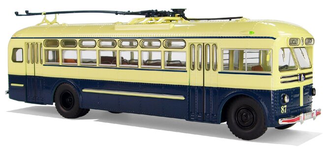 Electric motor trackless trolley trolley
