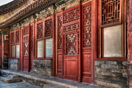 Forbidden city door china