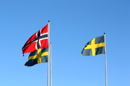 Swedish norwegian sweden's flag