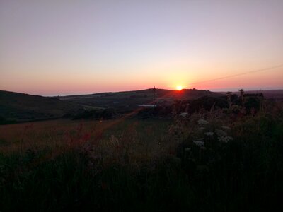 Sunset cornwall redruth