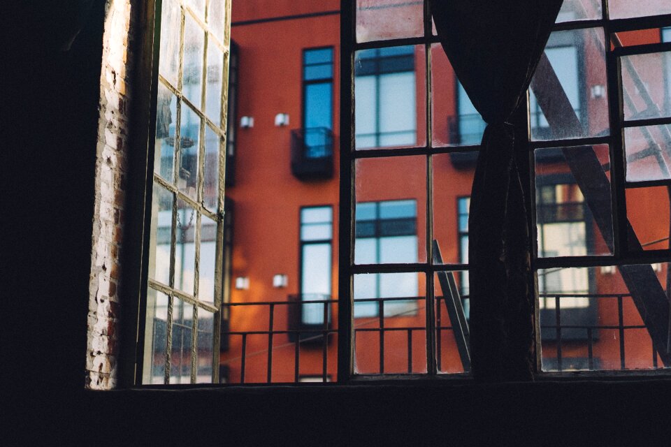 Fire escape fresh air windows
