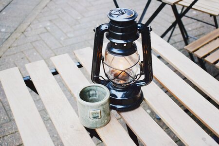 Autumn coffee light