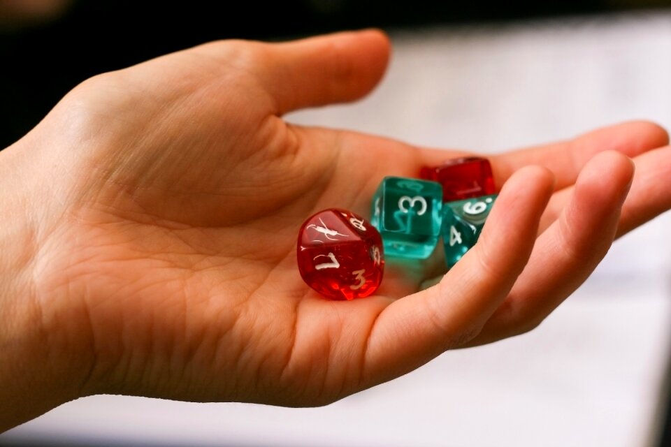 Role-playing game board game playing