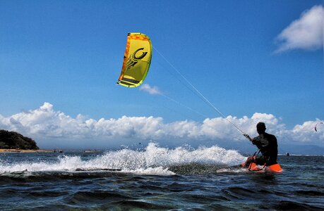 Aquatics action wind photo