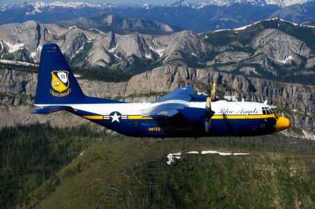 Navy flight demonstration squadron c-130 hercules photo