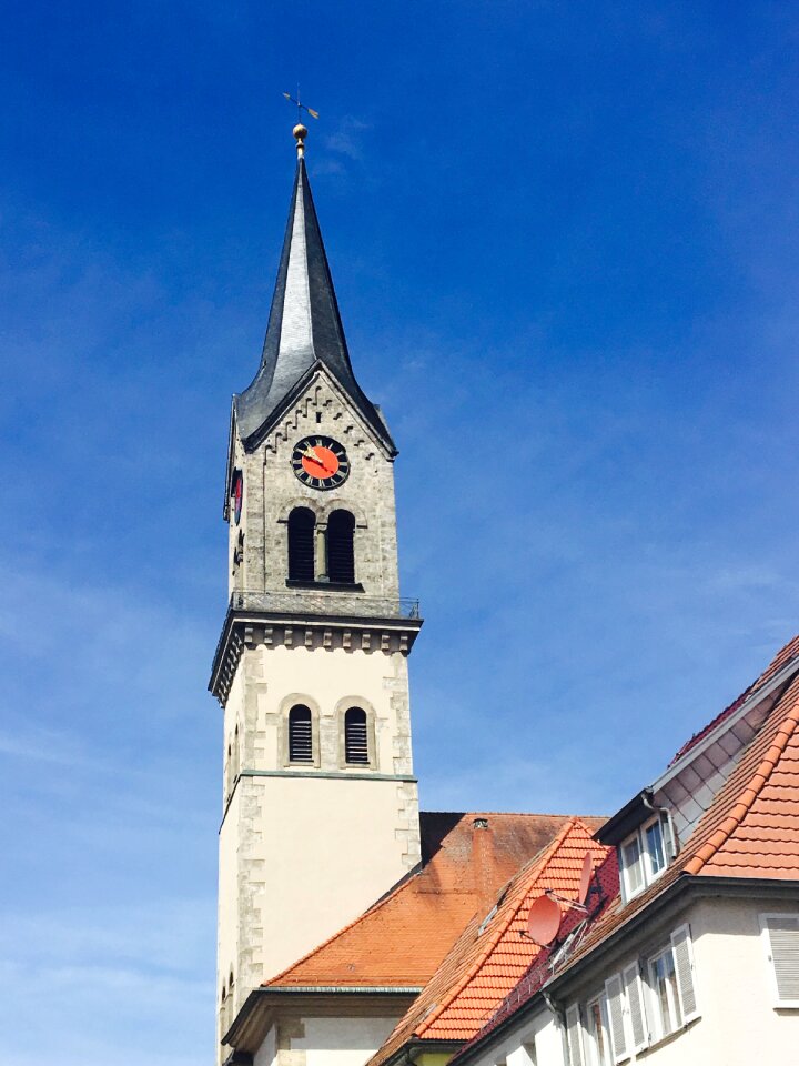 Building towers steeple photo