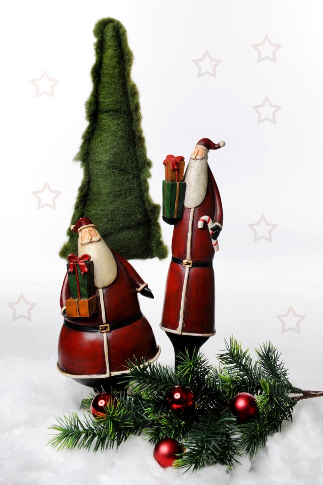Figure christmas time decoration