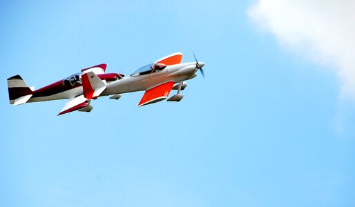 Stunt plane show plane