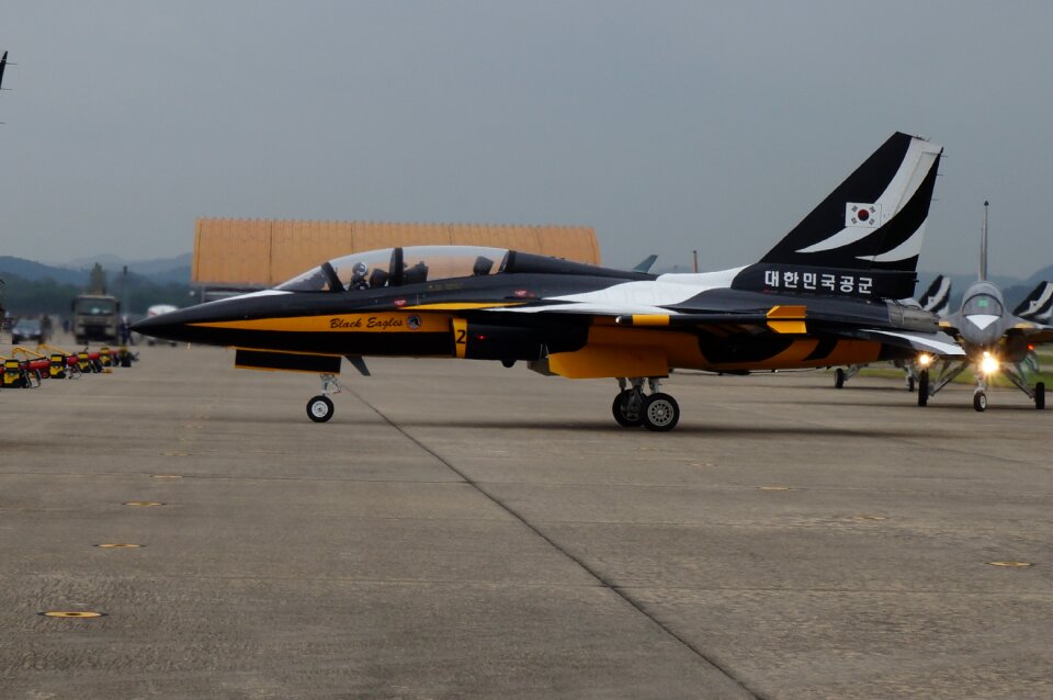 Sacheon south gyeongsang aerospace air show black eagles air force