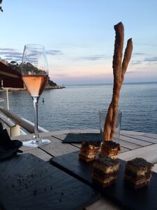 Drink sparkling glass