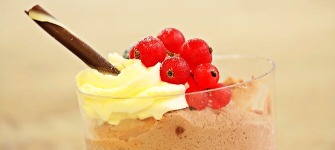 Sweet sweet food cream photo