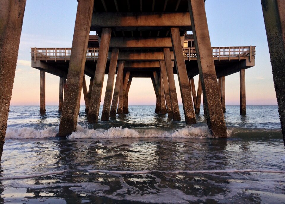 Water coast tybee island georgia