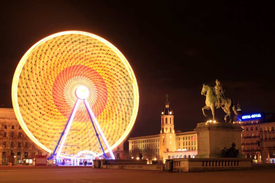 Wheel ferris wheel place bellecour