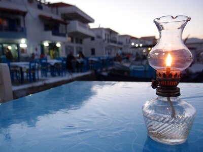Sunset restaurant greece