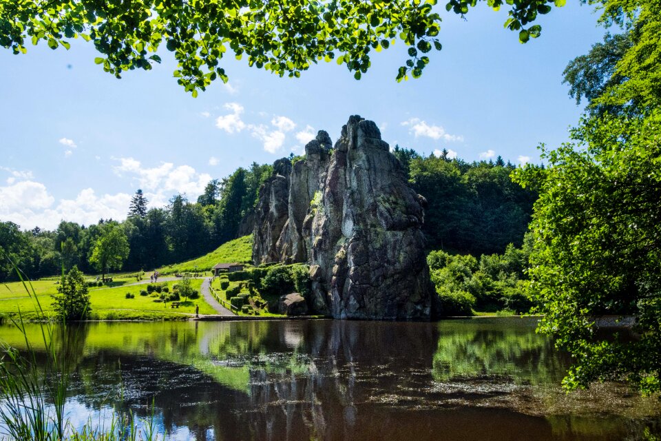 Rock exter stones teutoburg forest