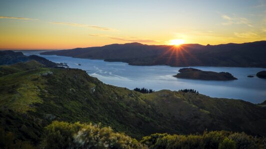 Lyttleton sunrise new zealand