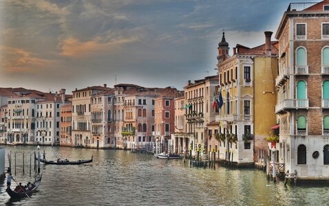 Venice italy gondola photo