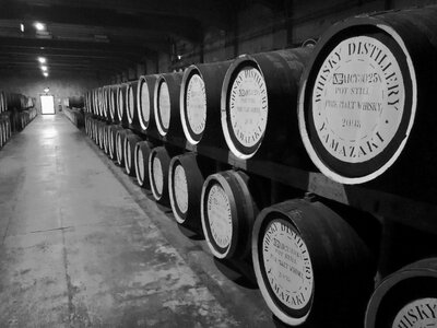 Whiskey barrel wood