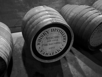 Whiskey barrel wood