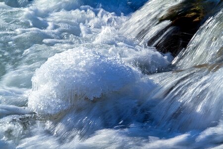 Ice water frozen photo