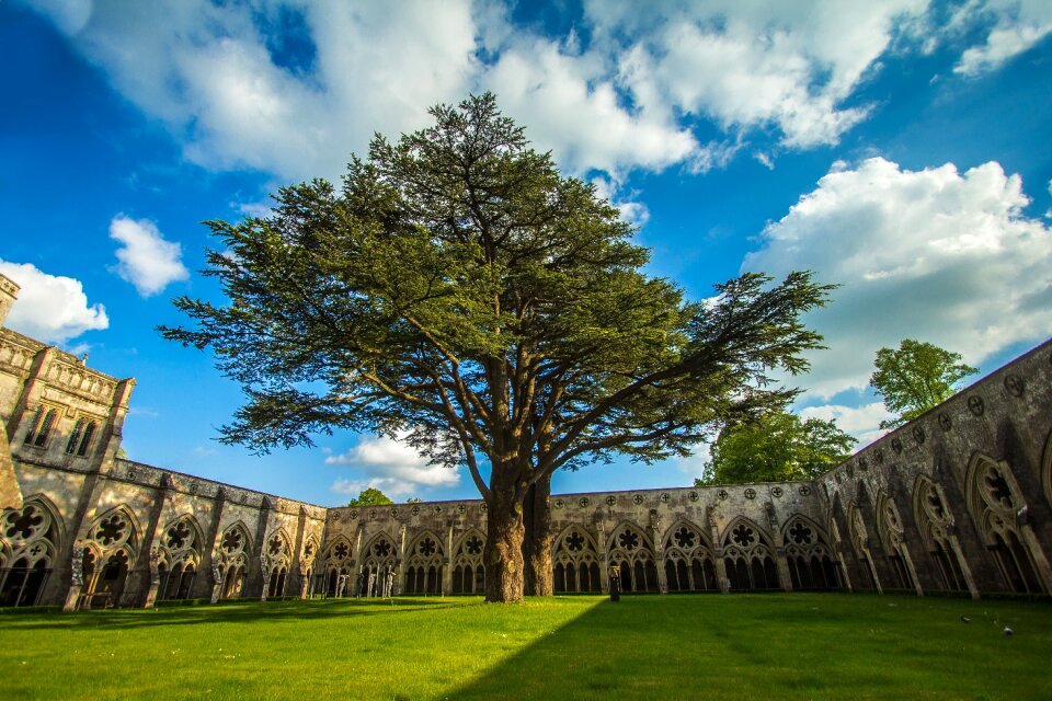 Cathedral garden monument