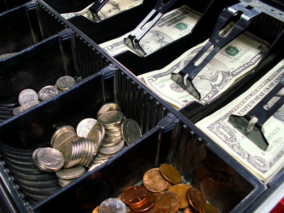 Register money retail