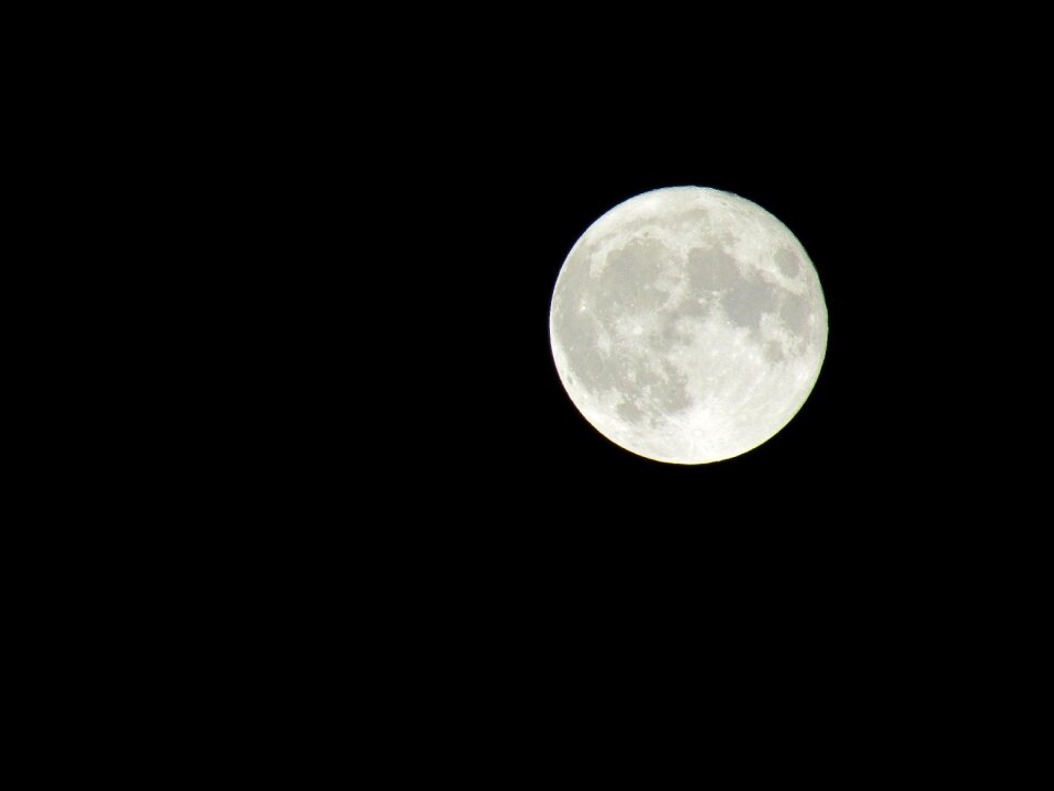 Moon silvery moon beauty