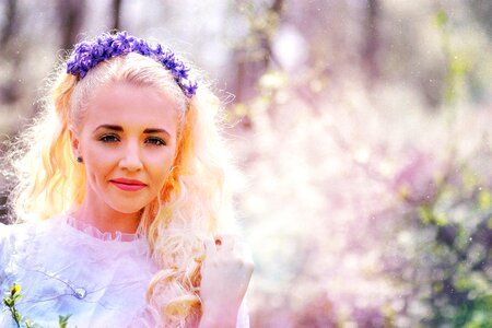White blue eyes blonde