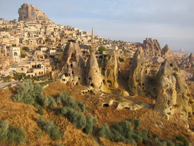 Exotic cappadocia fairy chimneys
