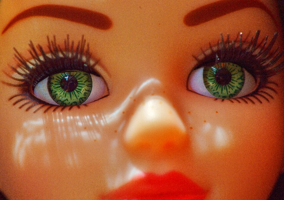 Toys doll face face