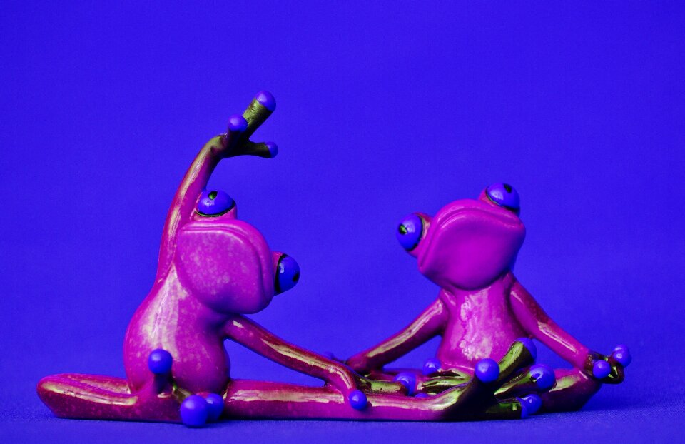 Gymnastics funny frog