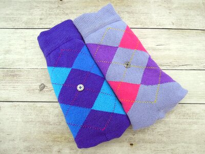 Color motley checked