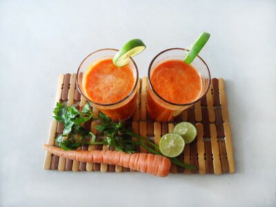 Diet fruit juice smoothie photo