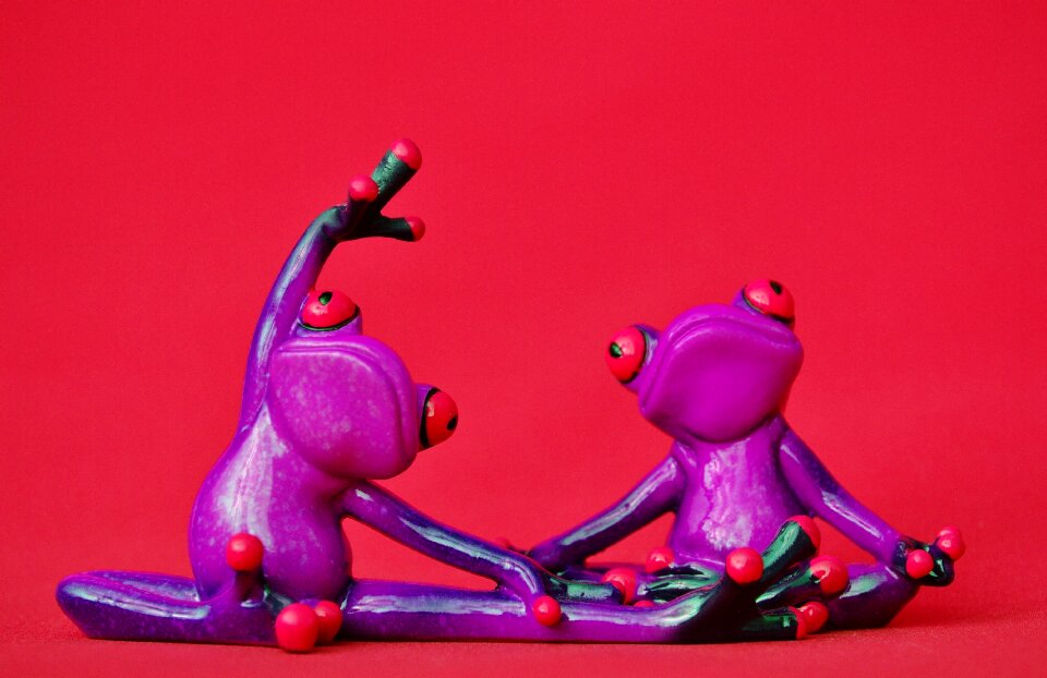 Gymnastics funny frog