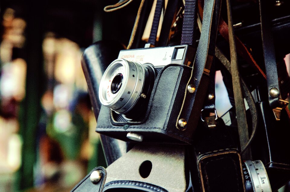 Old retro vintage camera