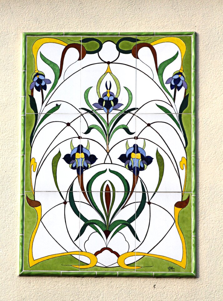 Painting porcelain tile