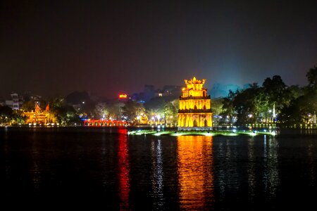 Vietnam asian night photo