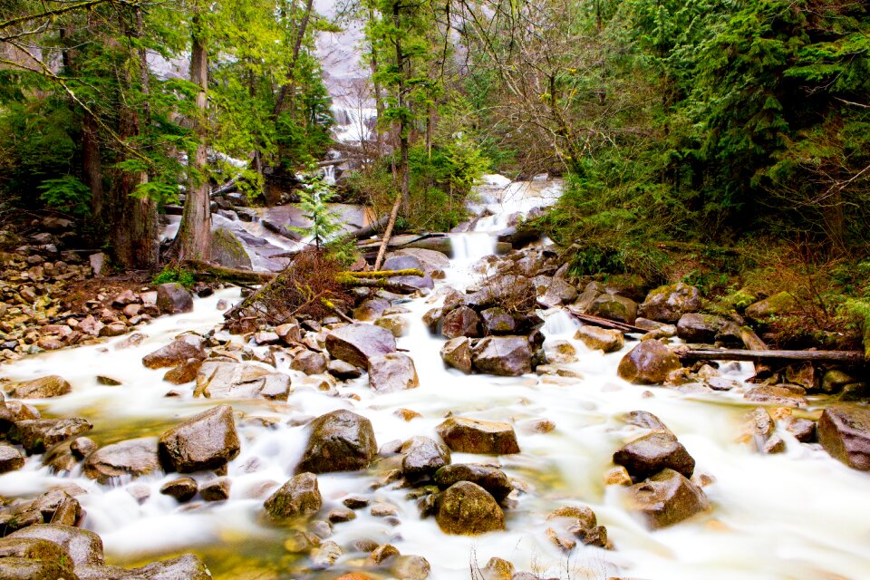 Landscape stream river photo