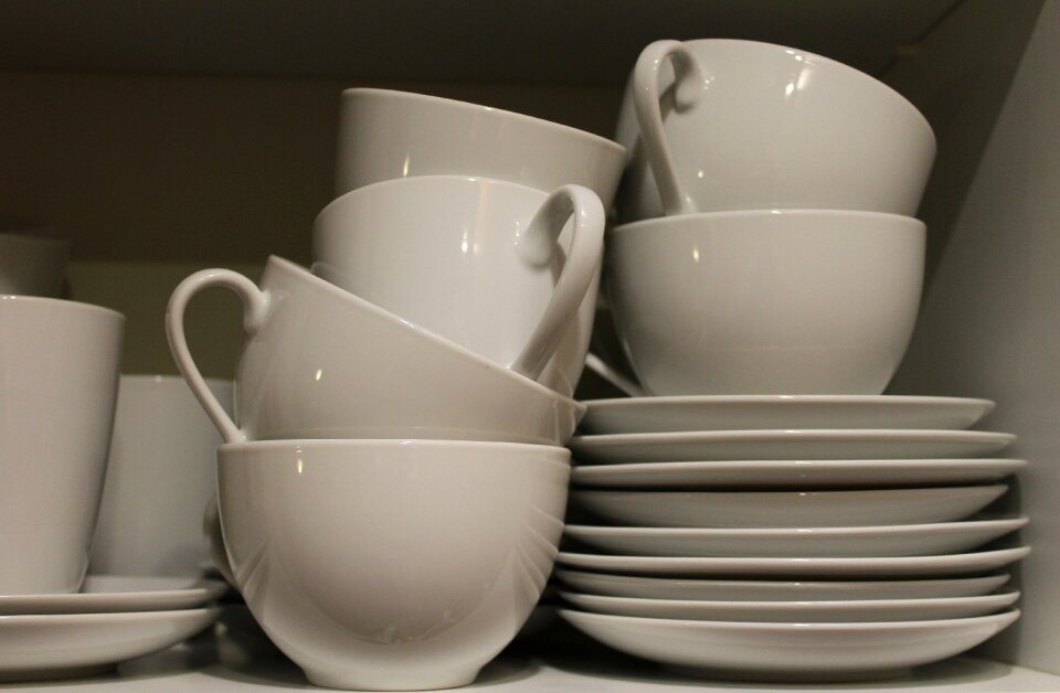 Coffee mugs cover kitchen